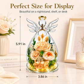 MOKOQI Mother’s Day gift angel rose for mom or grandma