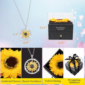 MOKOQI artificial sunflower detail with bright petals