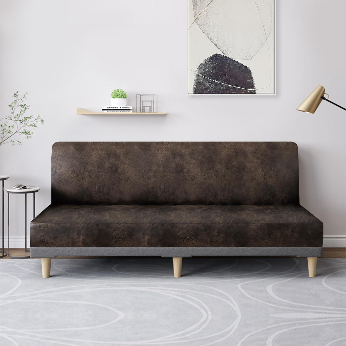 Molasofa wrinkle-resistant fabric keeps the futon looking neat and tidy.