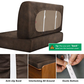 MOLASOFA stretchable cushion cover fits cushions 39-50 inches long.