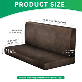 MOLASOFA RV dinette bench cover with non-slip fit for camper seats.