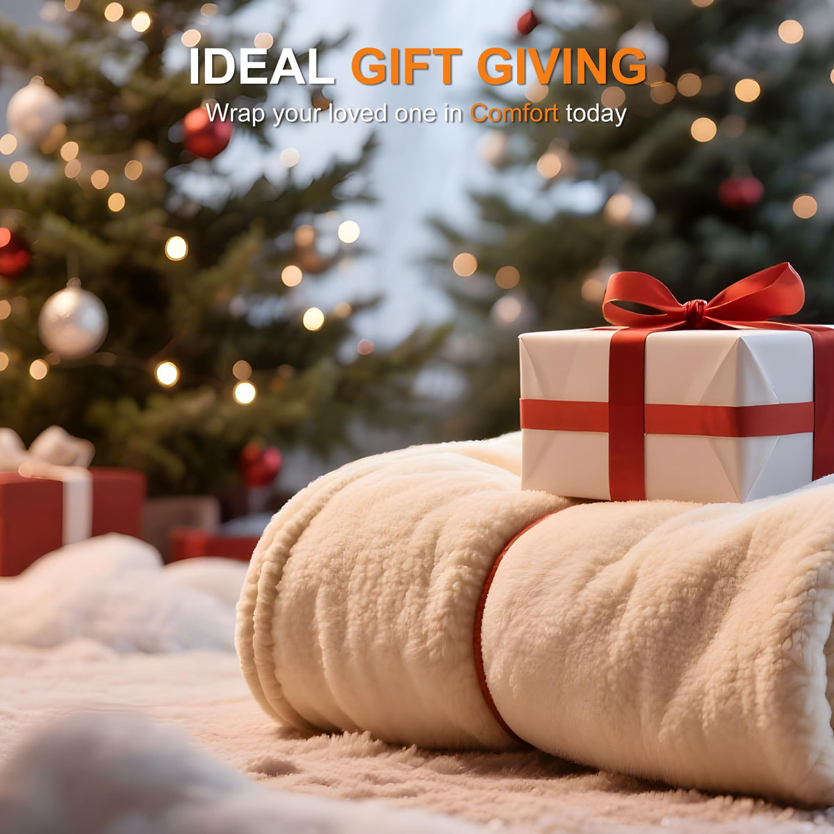 Molatink gift-ready blanket idea for grandma, combining warmth and practicality.