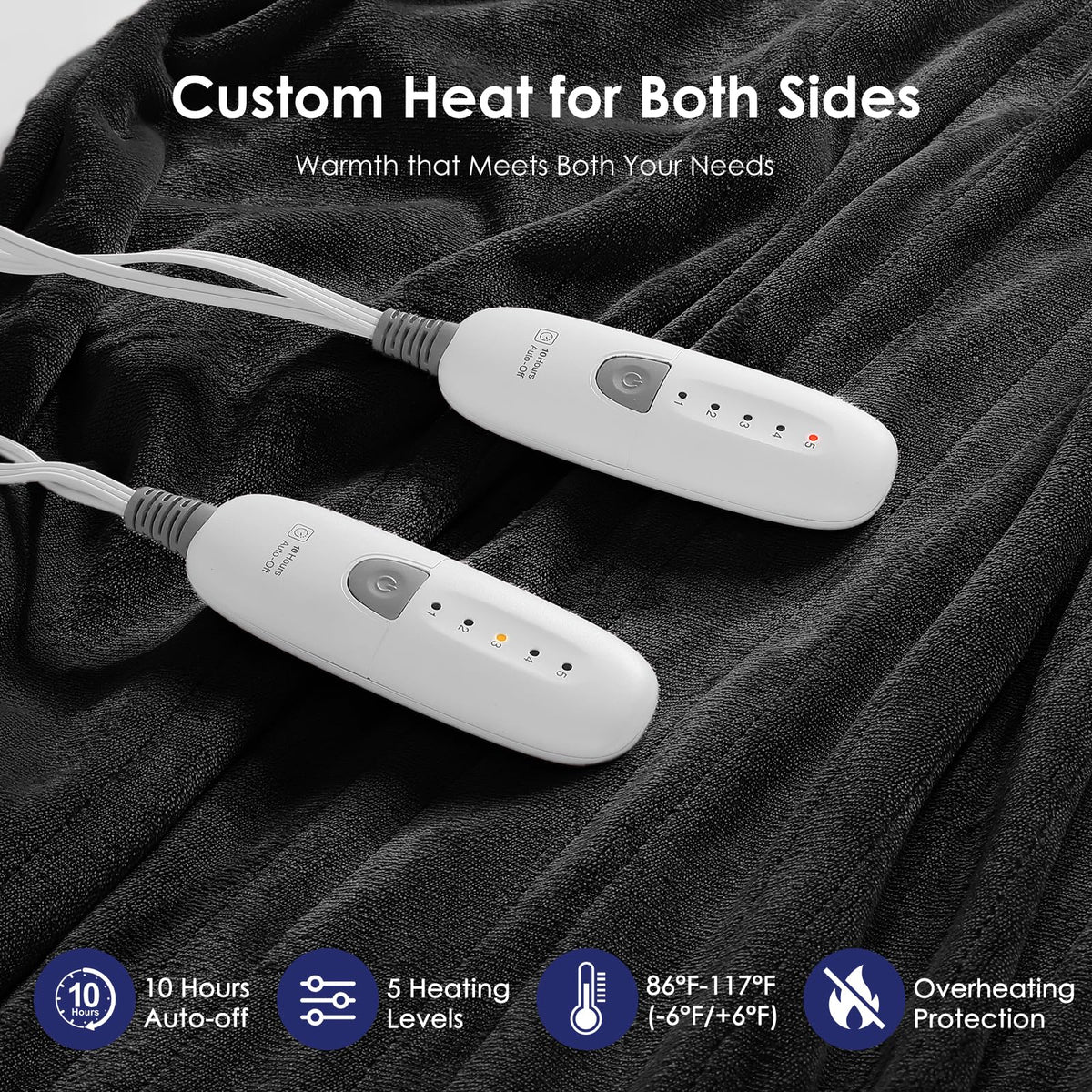 Molatink soft plush flannel fabric creates a cozy touch against skin.