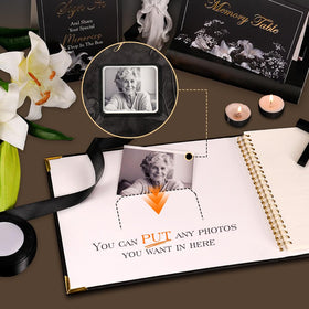 Molekaus cover photo frame displaying a personal memorial photo
