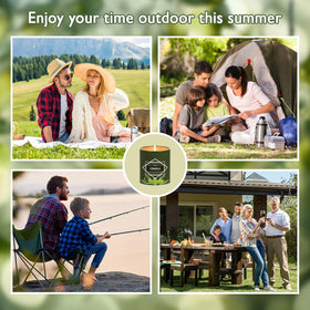 Molensun citronella candle suited for indoors and outdoors in tin