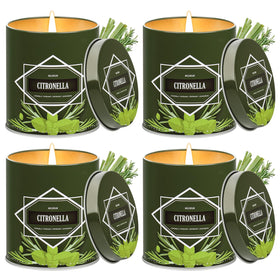 Molensun citronella candles outdoor 4-pack on patio for inviting ambience