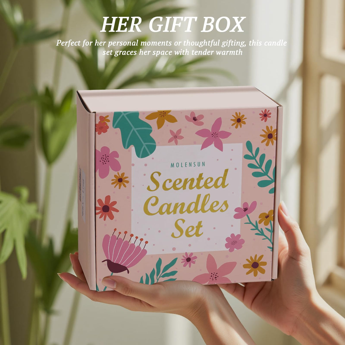 Molensun Vanilla Cupcake candle with cozy dessert scent.