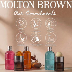 Molton Brown vegan formula diffuser demonstrates cruelty-free luxury for home ambiance.