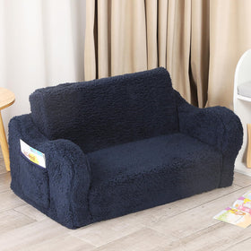 MOMCAYWEX Kids Sofa 2-in-1 setup great for lounging or camping