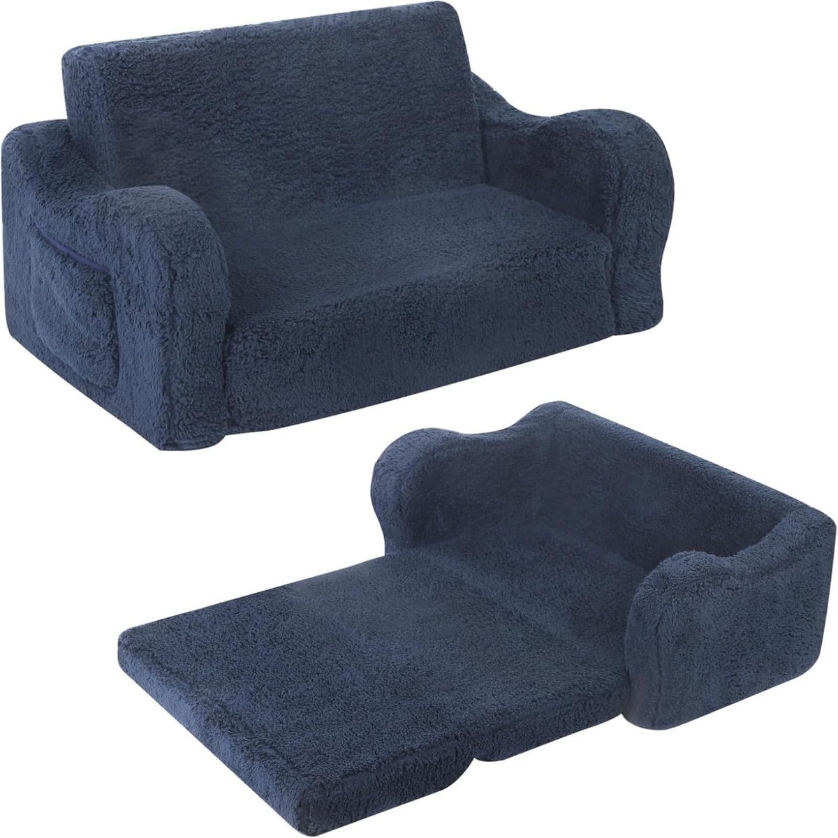 MOMCAYWEX Kids Sofa flip-open design ideal for cozy reading time