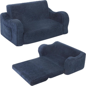 MOMCAYWEX Kids Sofa flip-open design ideal for cozy reading time