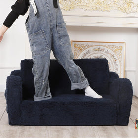 MOMCAYWEX Kids Sofa removable cover machine-washable for quick cleaning
