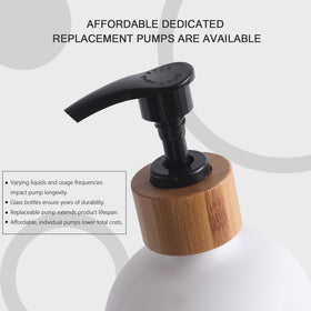 MOMEEMO glass dispenser set showcases farmhouse style on the counter.