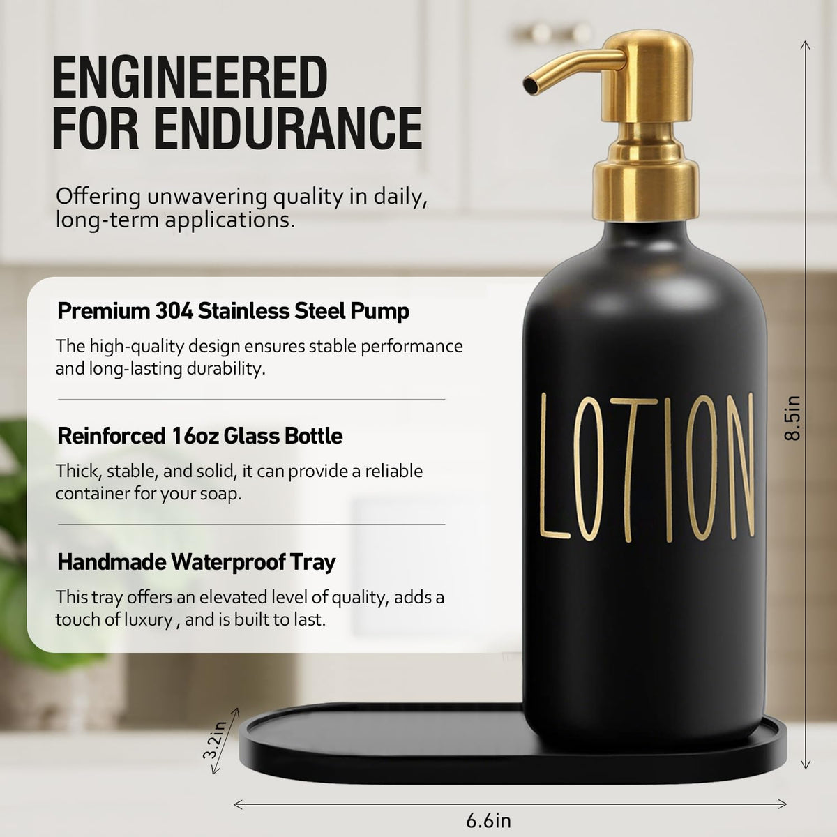MOMEEMO labelled dispensers prevent mix-ups between soap and lotion daily.