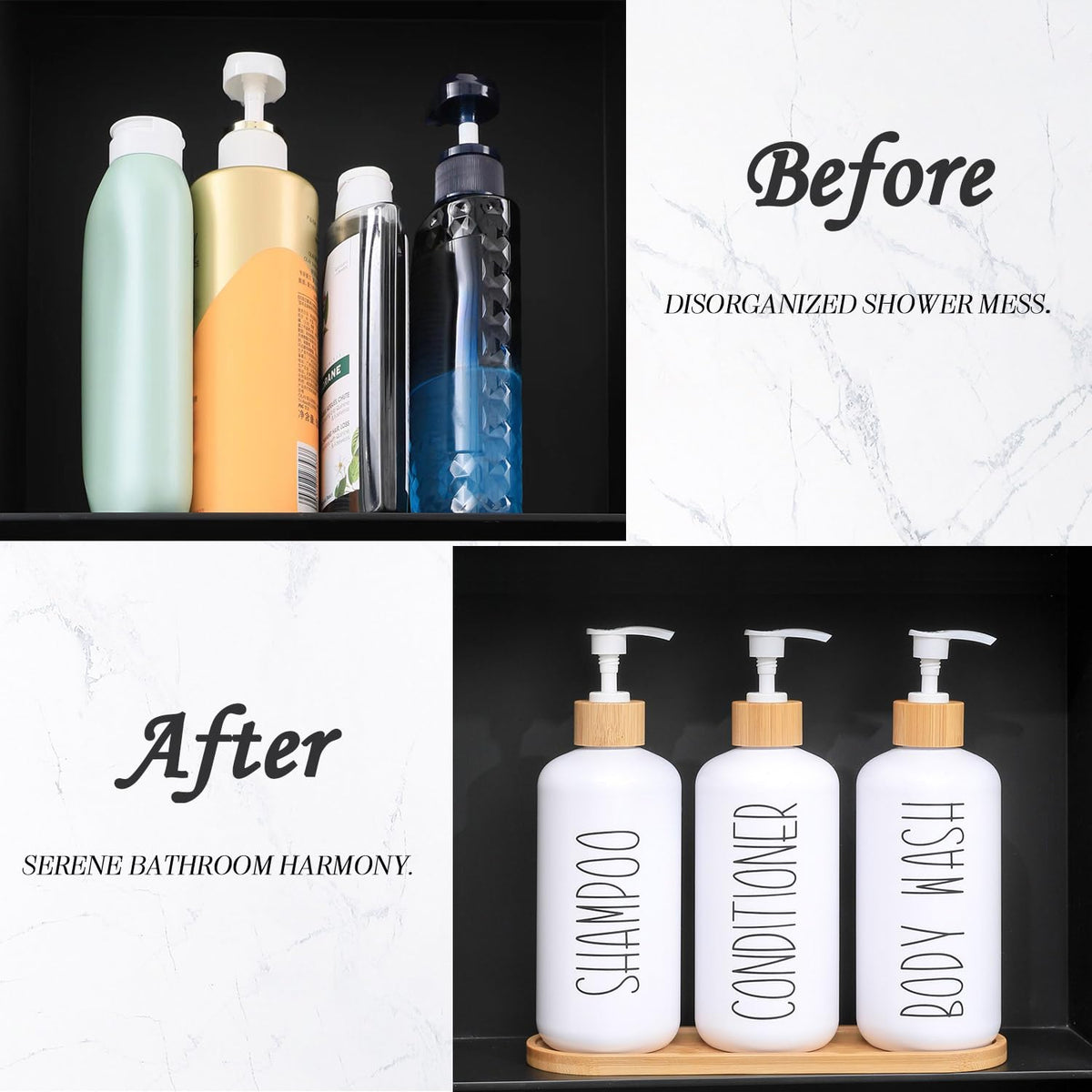 MOMEEMO ultra thick PET bottles reduce breakage in busy bathrooms.
