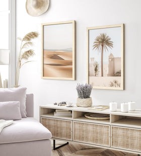 Momentworth engineered wood frame back ensures secure mounting.
