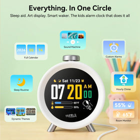 MOMILLA clock buttons and dial for quick setup