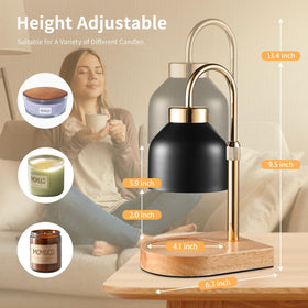 MOMIUCO Candle Warmer Dimmer Control demonstrates adjustable fragrance intensity.