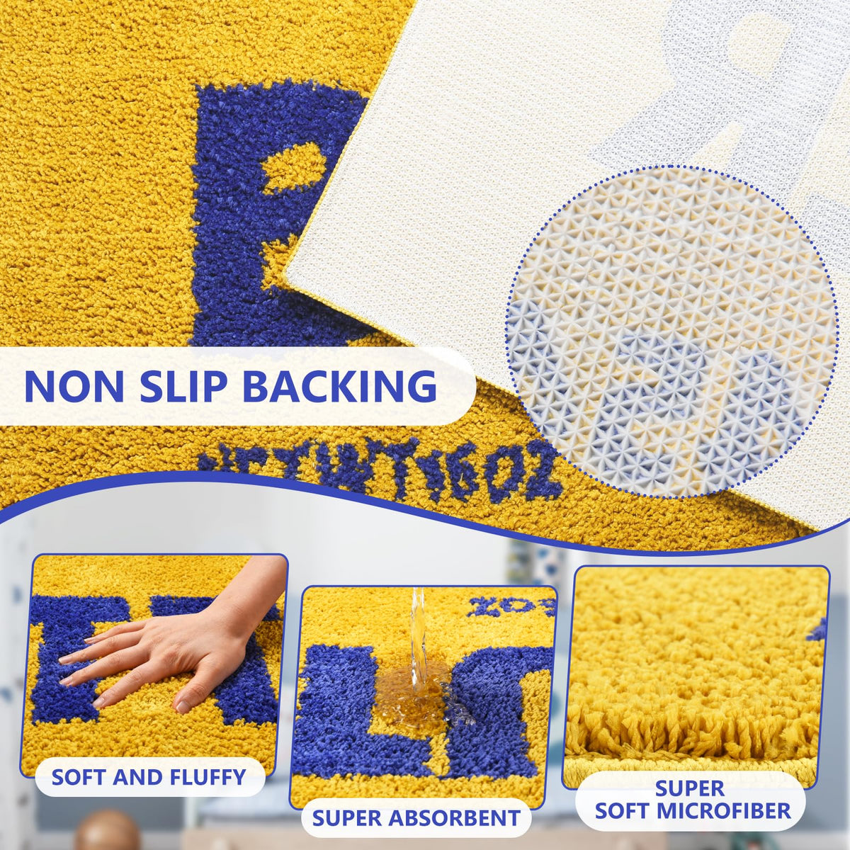 Momlli Butter Rug machine washable for effortless cleaning.