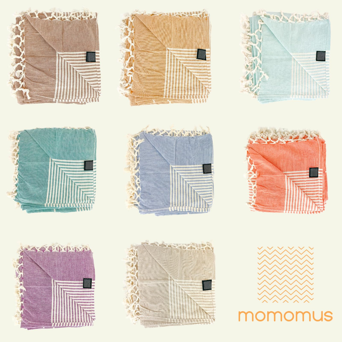 MOMOMUS outdoor blanket sea green camping scene for picnics.