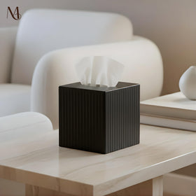 Monarch Abode brushed gold finish tissue box cover adds warm elegance