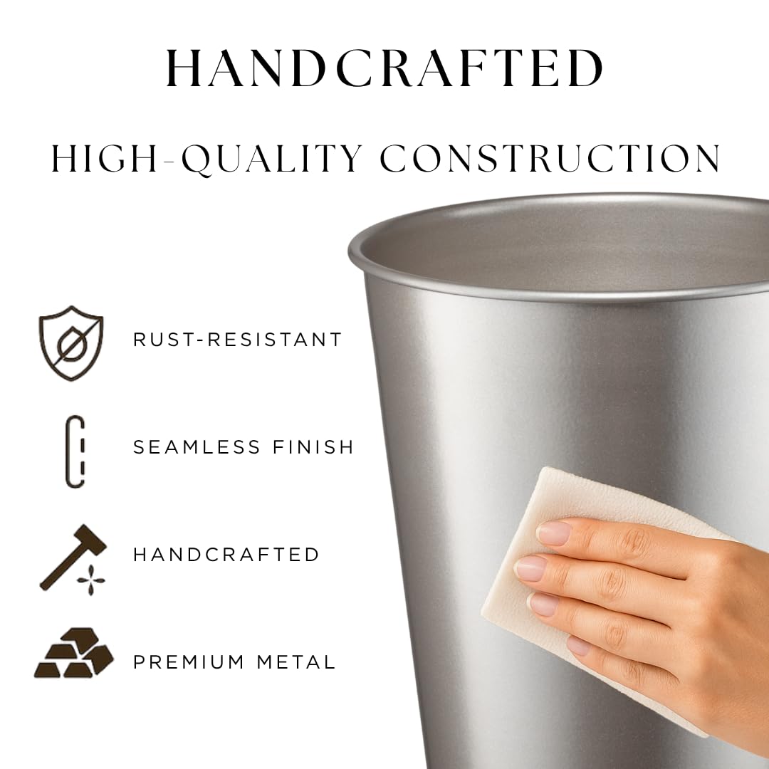 Monarch Abode compact trash bin fits neatly under a sink for tidy spaces.