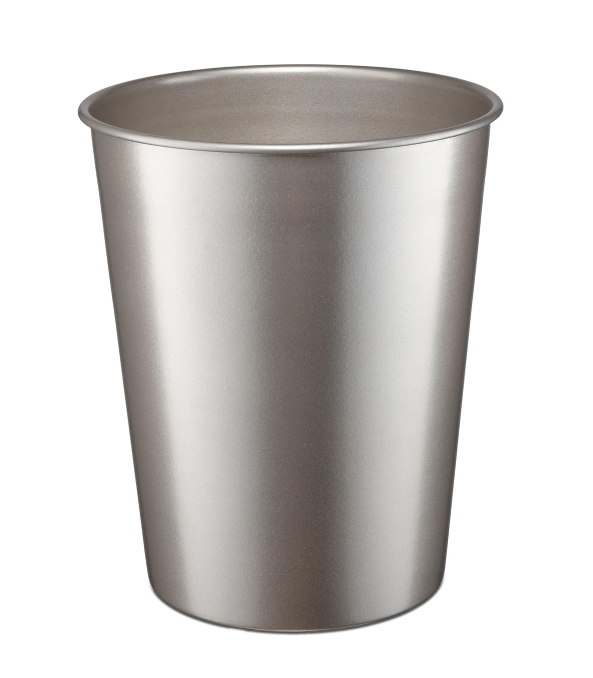 Monarch Abode metal bathroom trash can shown in a compact, stylish disposal solution.