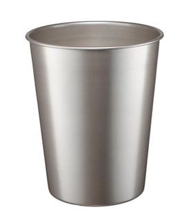 Monarch Abode metal bathroom trash can shown in a compact, stylish disposal solution.