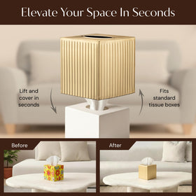 Monarch Abode ridge-embossed brushed gold closeup showcases durable metal finish
