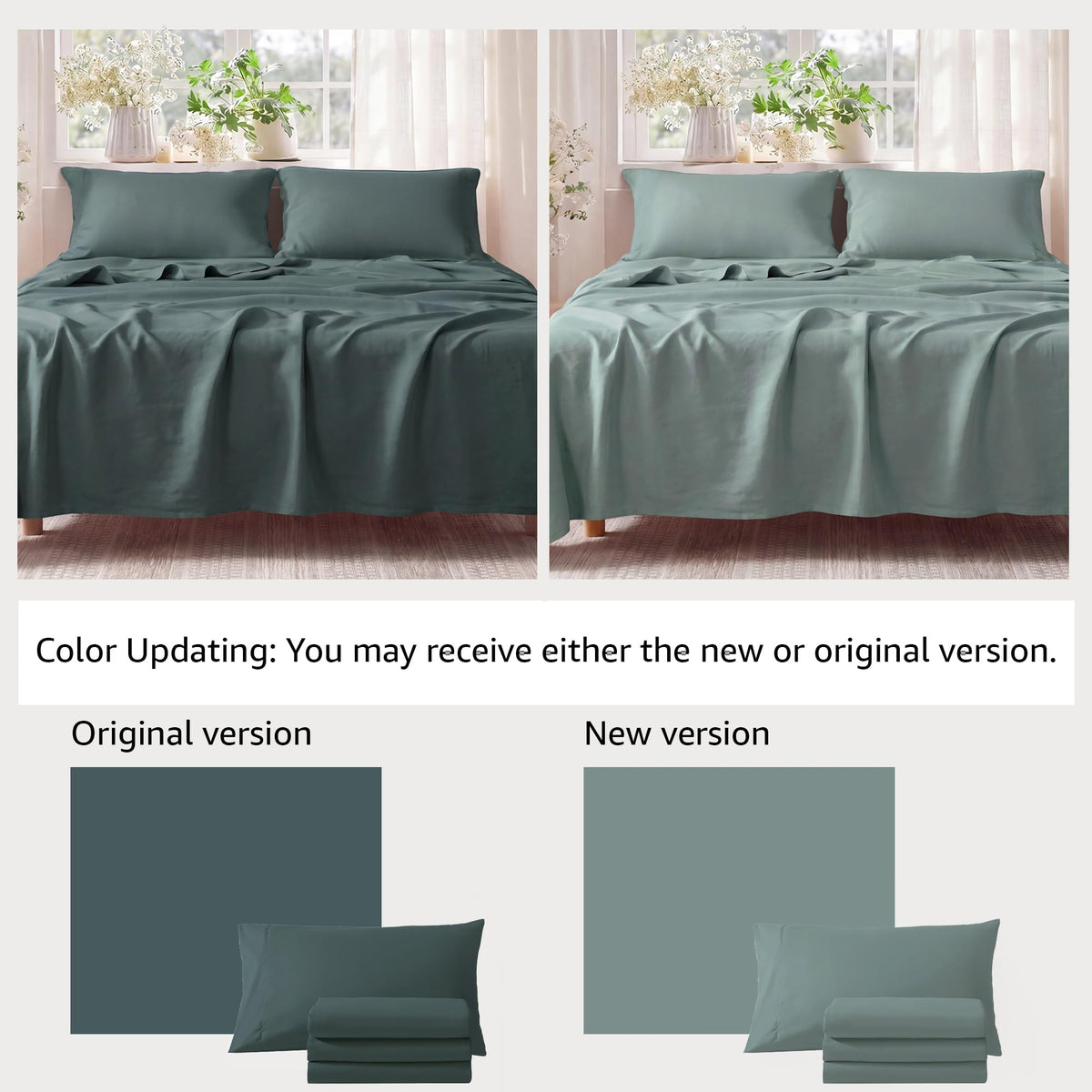 Monbix Bed-in-a-Bag Sage set, great value with coordinated pieces.