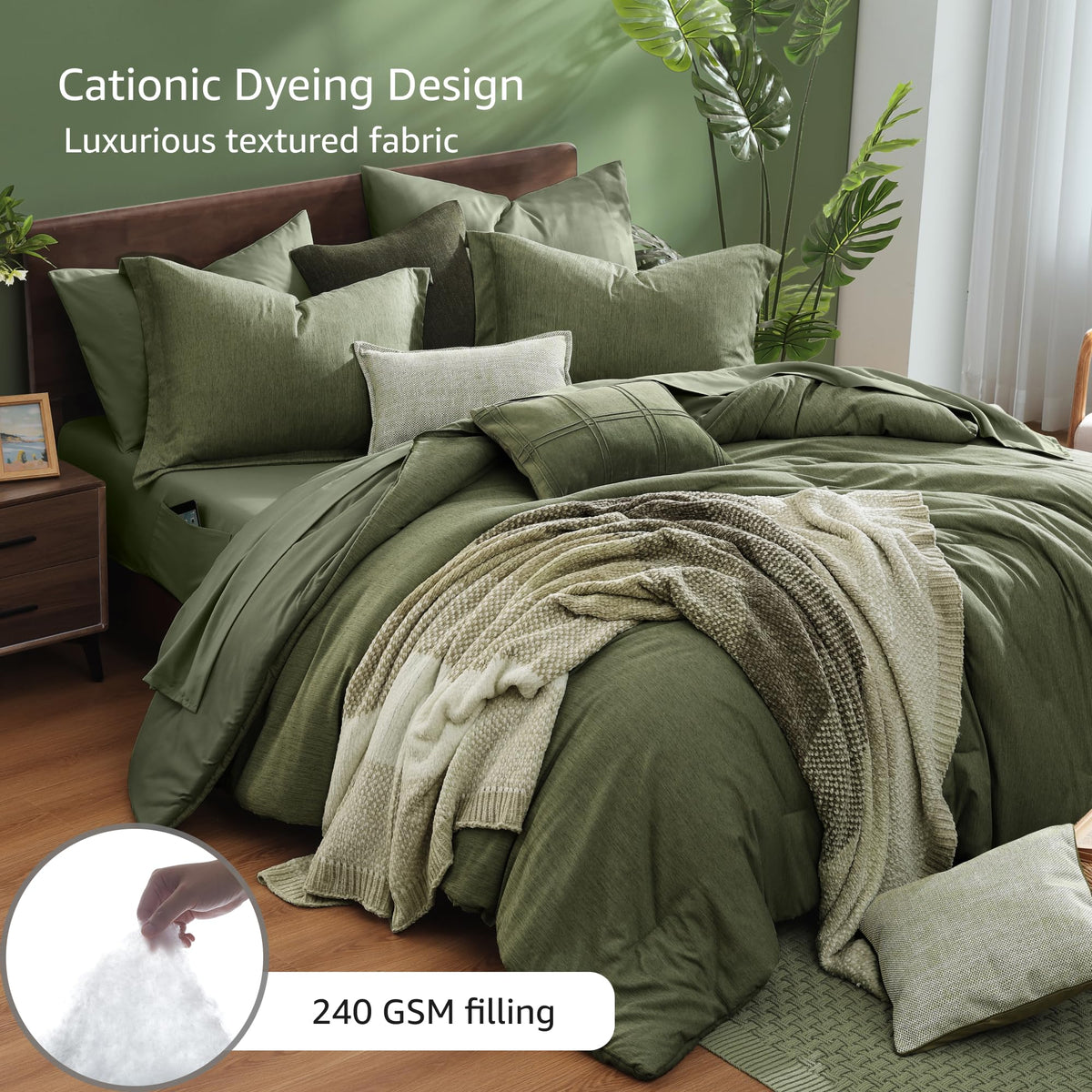 Monbix cal king flat sheet highlights crisp weave and smooth touch