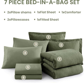 Monbix olive-green set benefits: uniform color and cloud-like warmth without heaviness
