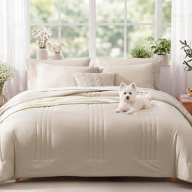 Monbix cloud-like comforter filling close-up showing plush warmth
