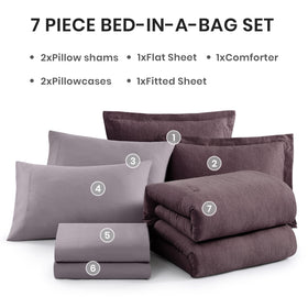Monbix Italian Plum King bedding is OEKO-TEX certified for safer sleep.