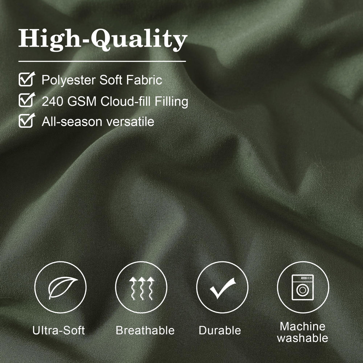 Monbix king pillowcases with striped edge, smooth sleep surface.
