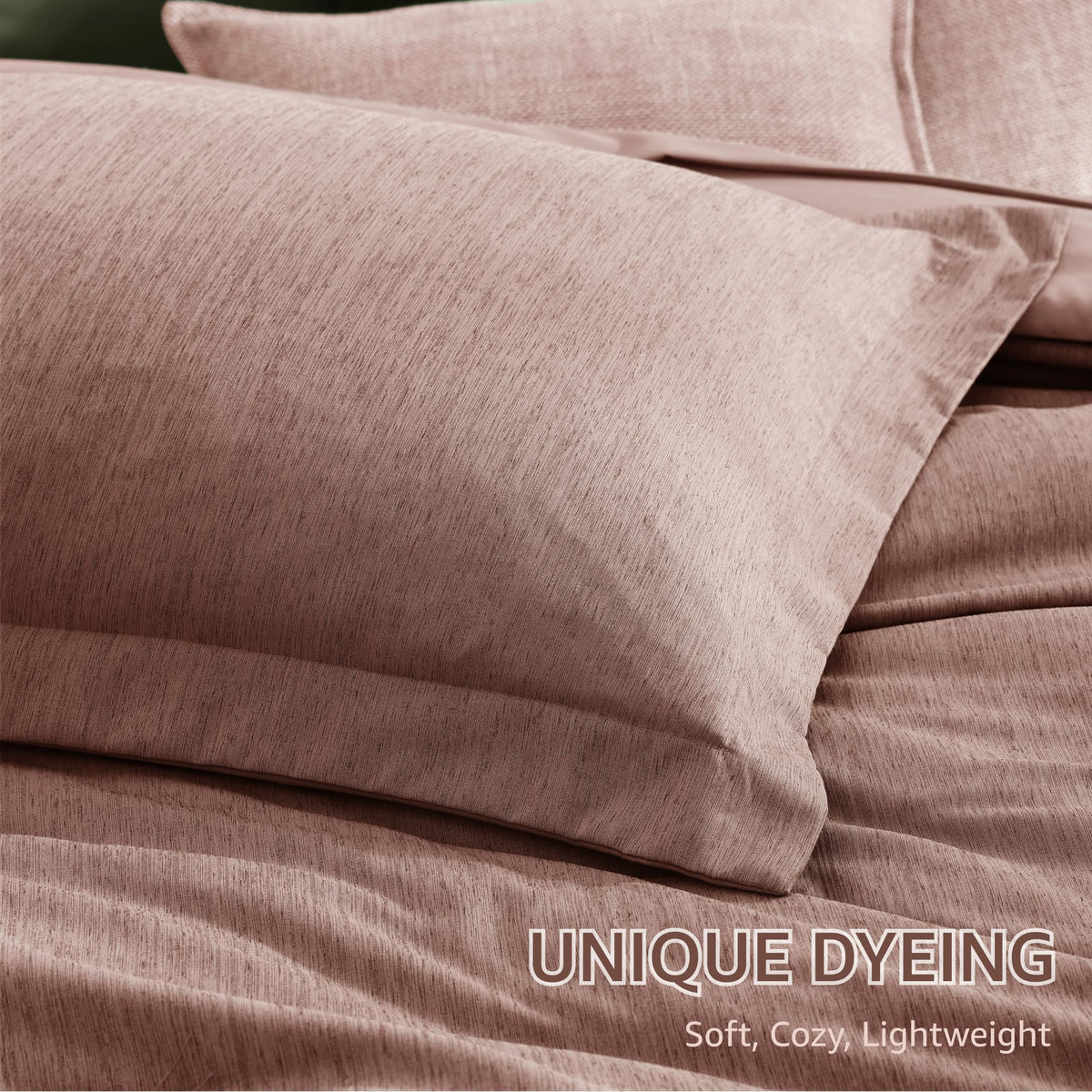 Monbix packaging in dusty pink vacuum-sealed for compact, efficient shipping.