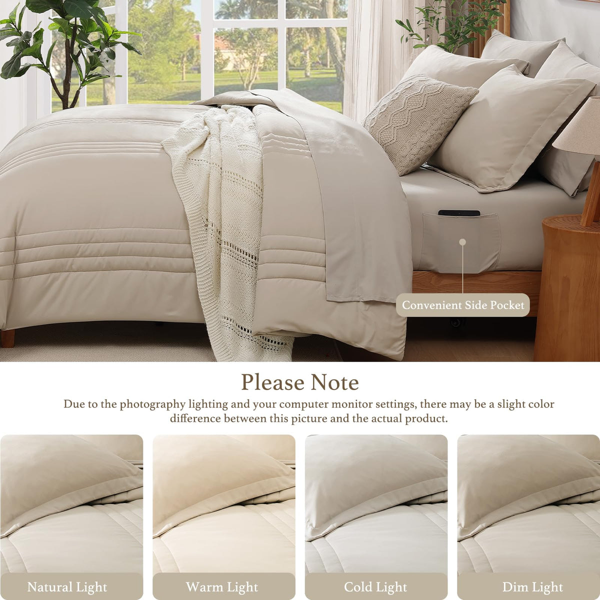 Monbix pillowcases 20x30 protect pillows with soft fabric