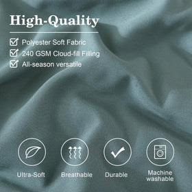 Monbix bed-in-a-bag contents ready for quick setup in a bedroom