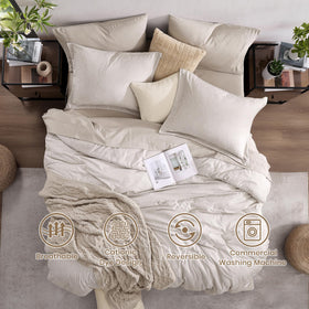 Monbix flat sheet showing smooth surface for easy bed setup