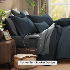 Monbix pillowcases provide soft texture and easy care for daily use