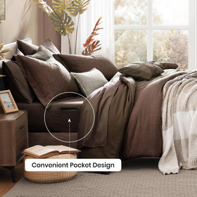 Monbix shams 20x26 add coordinated, hotel-inspired elegance