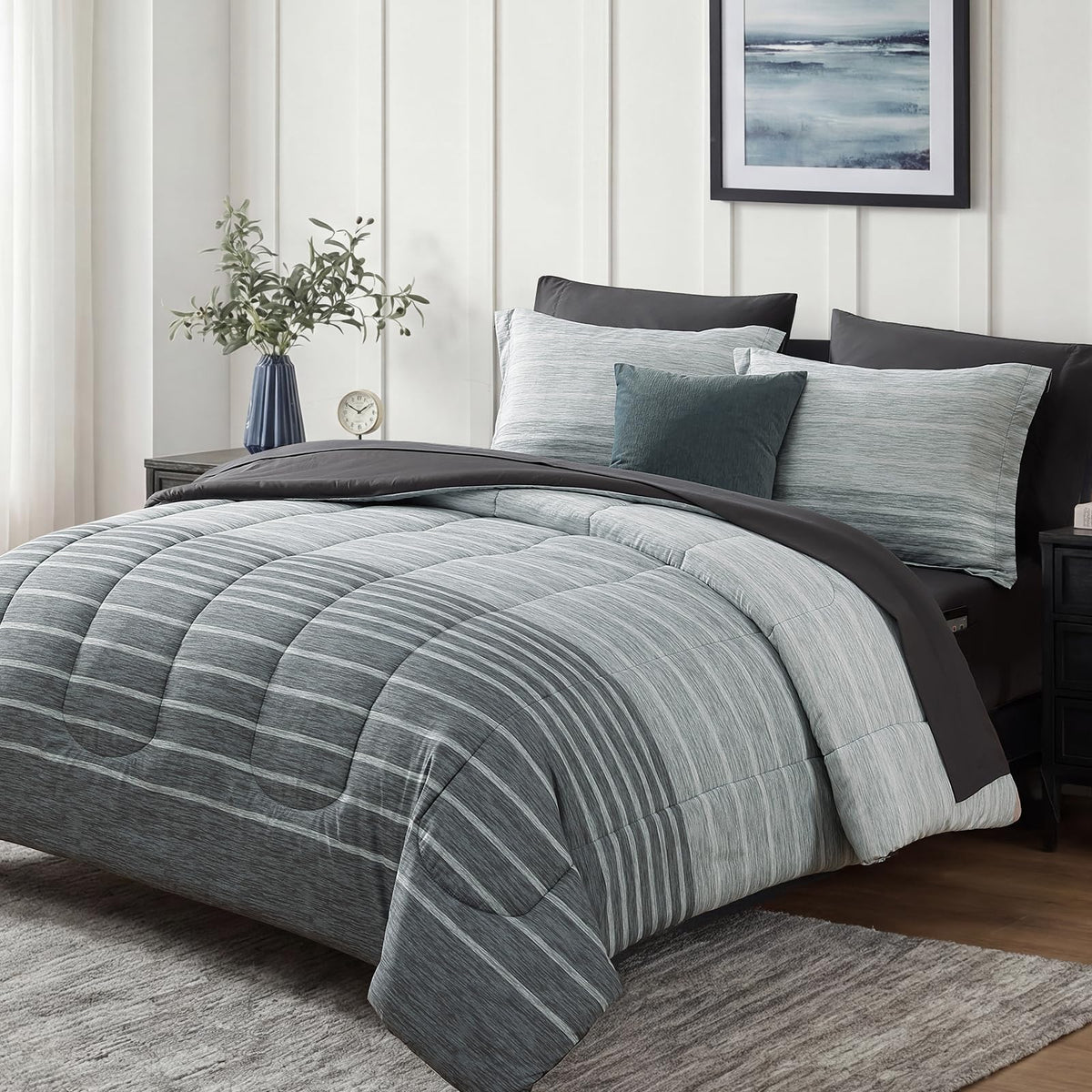 Monbix Queen flat sheet shows crisp fit and smooth comfort