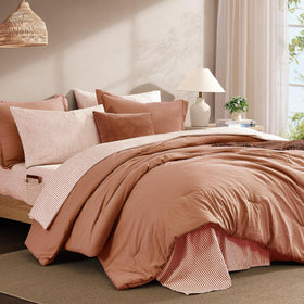 Monbix queen flat sheet 90x102 showcases crisp, breathable bedding