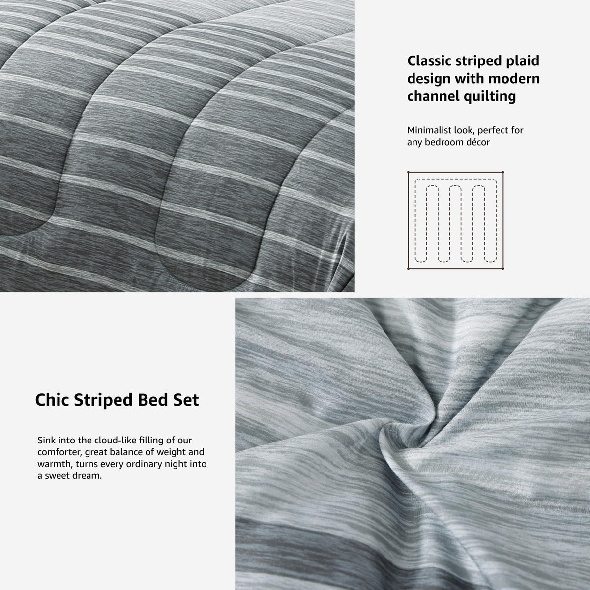 Monbix Queen pillowcases offer soft, breathable bedtime comfort