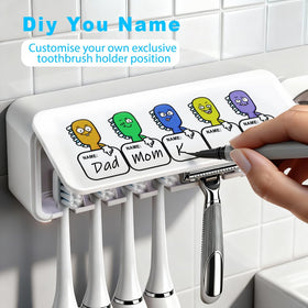 UV cleaning cycle activates to refresh toothbrush bristles after use