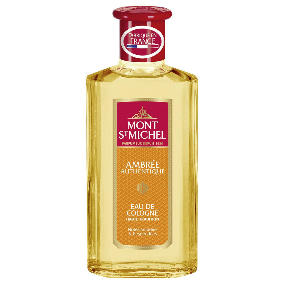 Mont St Michel Ambree Authentique bottle highlighting amber fragrance for everyday sophistication