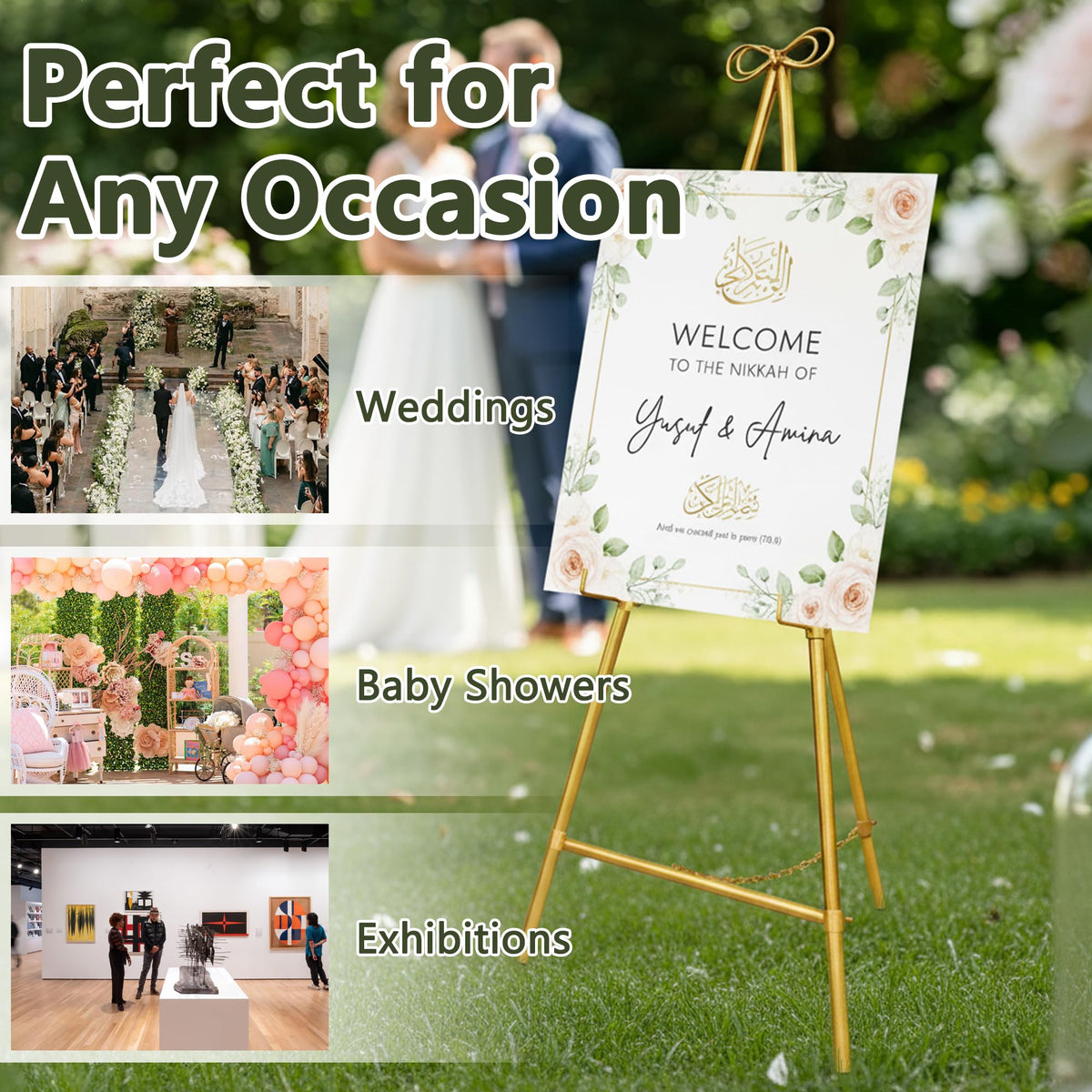 Bow-top accent adds romantic charm to weddings.