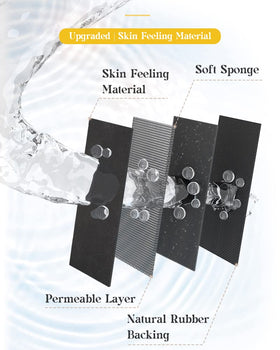 MontVoo absorbent bath mat soaks drips, keeping bathroom tidy.