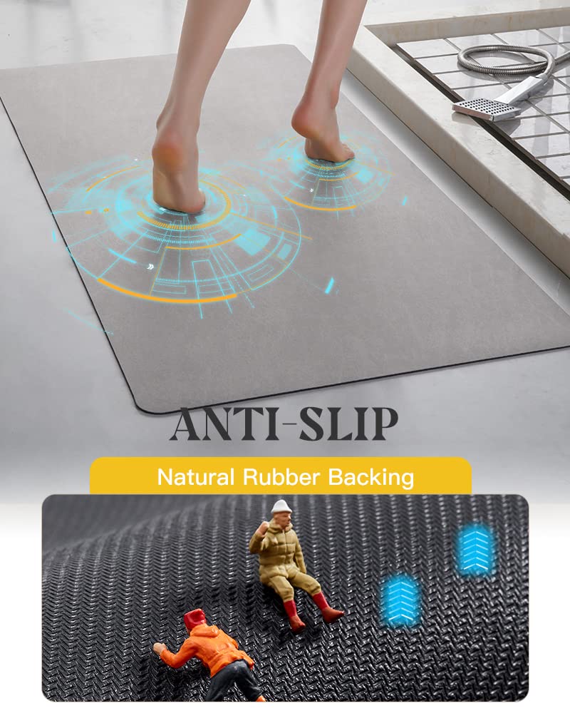 MontVoo bath mat is easy to clean with a quick wipe or rinse.