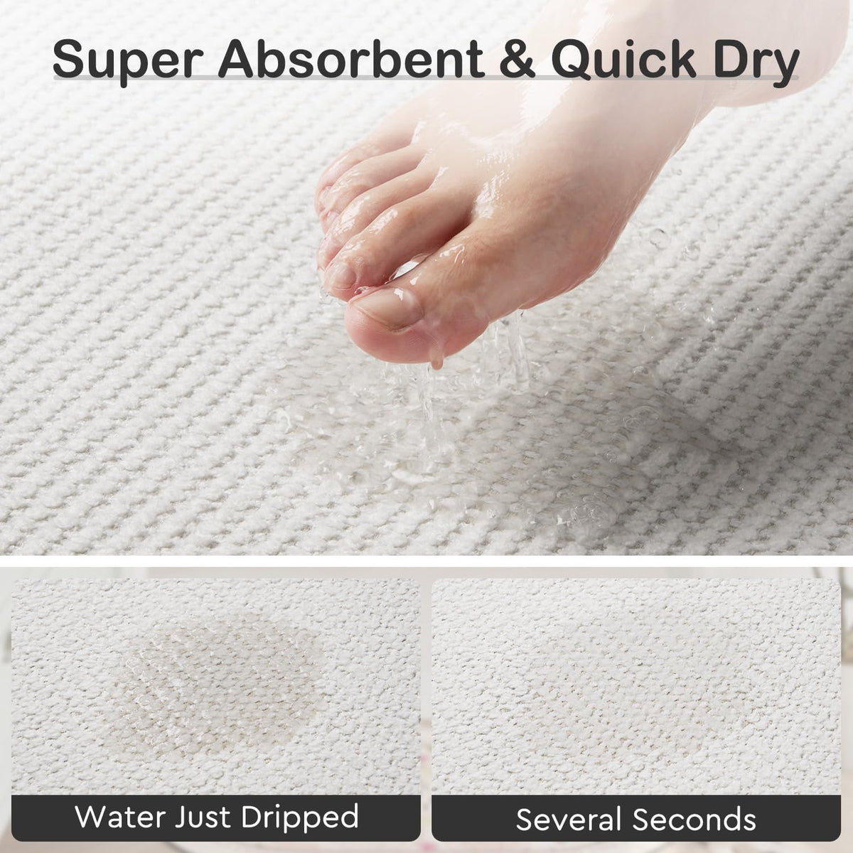 MontVoo ultra-thin mat fits under doors without curling